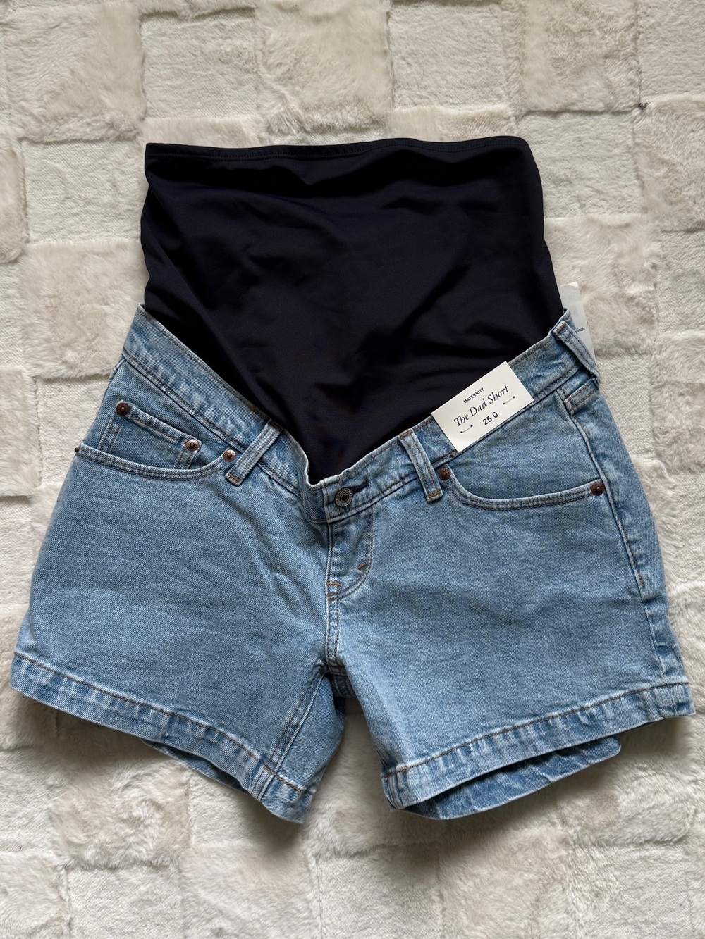 NWT Abercrombie Maternity dad shorts